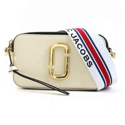 Pre-owned Marc Jacobs Black Ivory Coated Canvas Shoulder Bag () In Multi