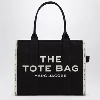 Marc Jacobs Black Large Canvas Tote Bag For Women