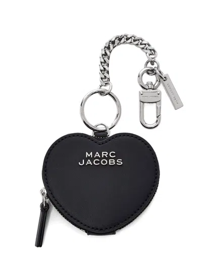 Marc Jacobs Black Leather Bag In Blue