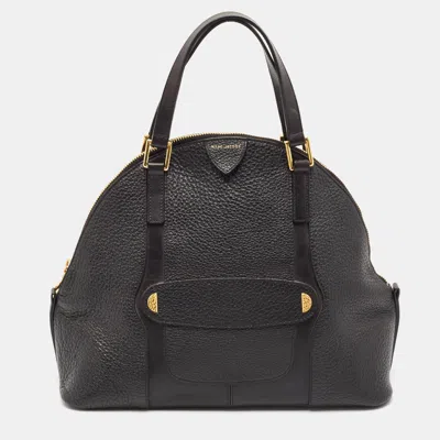 Pre-owned Marc Jacobs Black Leather Bowery Sutton Satchel