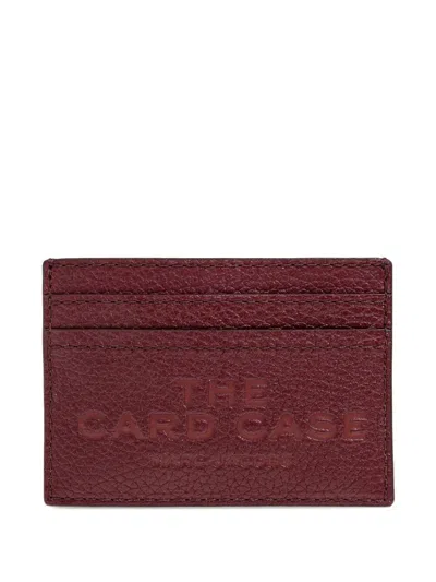 MARC JACOBS MARC JACOBS BLACK LEATHER CARD HOLDER