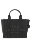 Marc Jacobs Black Leather Debossed Bag In Black