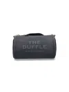 Marc Jacobs Black Leather Duffle Bag In Black
