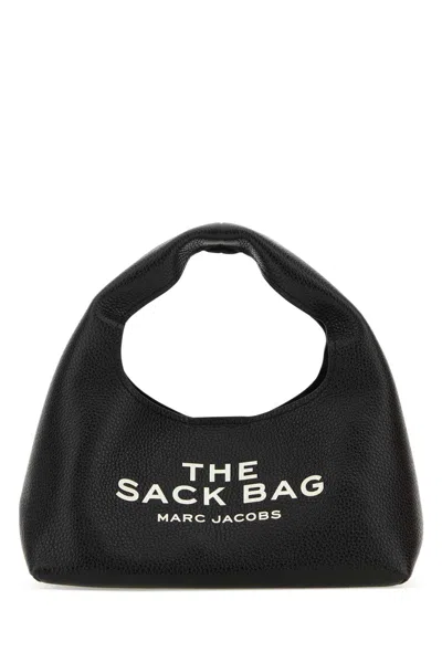 Marc Jacobs Black Leather Mini The Sack Bag Handbag