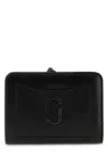 Marc Jacobs Black Leather Mini The Utility Snapshot Dtm Wallet In Black