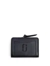 Marc Jacobs Black Leather Mini The Utility Snapshot Dtm Wallet In Brown