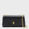 Marc Jacobs Black Leather Shoulder Bag In Black