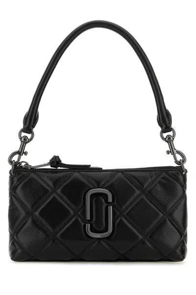 MARC JACOBS BORSA A SPALLA IN PELLE NERA  DONNA