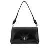 Marc Jacobs Black The Dual Puff Medium Shoulder Bag In ["black"]