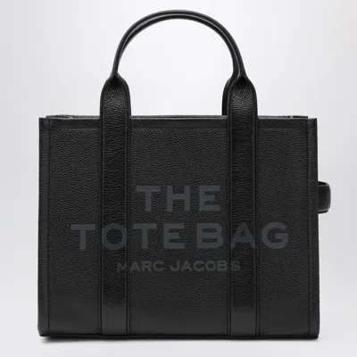 Marc Jacobs Black Leather The Medium Tote Bag