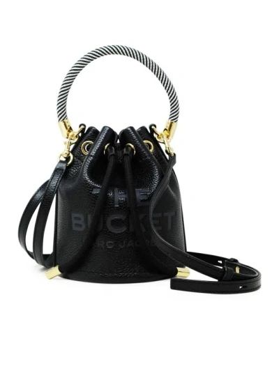 Marc Jacobs Black Leather The Mini Bucket Bag