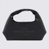 Marc Jacobs Black Leather The Mini Sack Shoulder Bag In Black