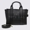 Marc Jacobs Black Leather The Medium Tote Bag In Black
