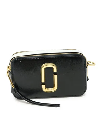 Marc Jacobs Black Leather The Snapshot Bag
