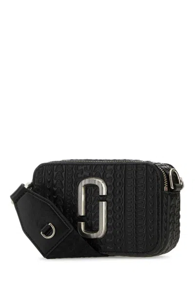 Marc Jacobs Black Leather The Snapshot Crossbody Bag