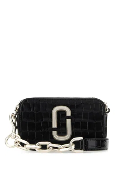 Marc Jacobs Black Leather The Snapshot Shoulder Bag