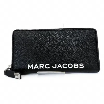 Pre-owned Marc Jacobs Black Long Wallet (bi-fold) ()
