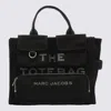 Marc Jacobs Black Cotton The Medium Tote In Black