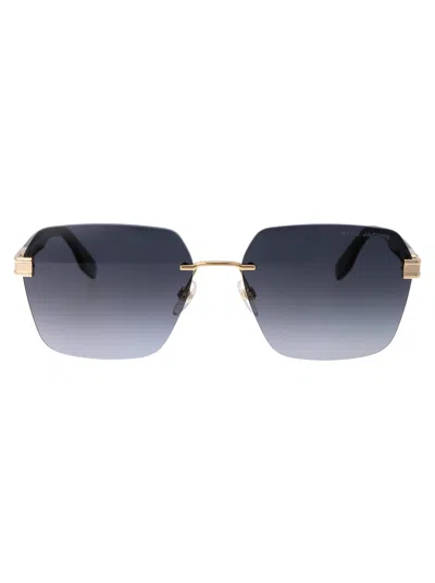 Marc Jacobs Black Metal Sunglasses