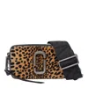 Marc Jacobs The Cheetah Snapshot Crossbody Bag In Black