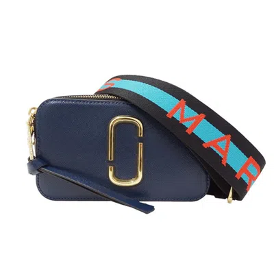 Pre-owned Marc Jacobs Black Navy Leather Shoulder Bag ()