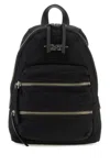 Marc Jacobs Black Nylon Backpack In Pink