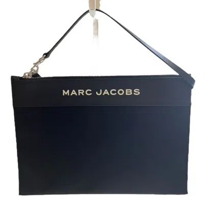 Pre-owned Marc Jacobs Black Nylon Leather Clutch Bag ()