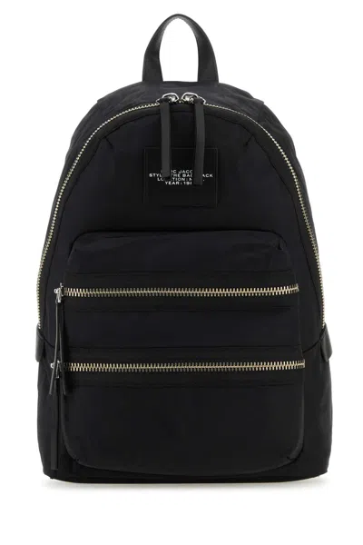 Marc Jacobs Black Nylon The Biker Large Backpack