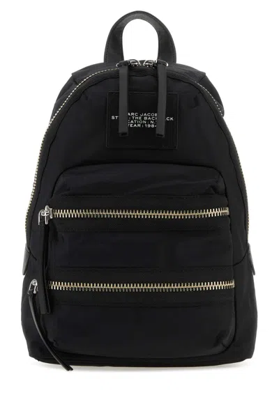 Marc Jacobs Black Nylon The Biker Medium Backpack