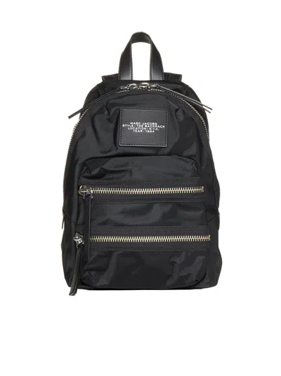Marc Jacobs Black Nylon The Biker Medium Backpack