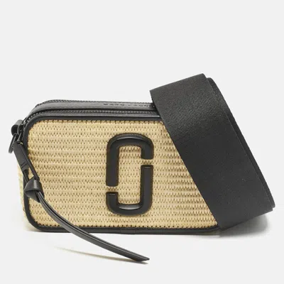 Pre-owned Marc Jacobs Black Patent Leather Snapshot Crossbody Bag