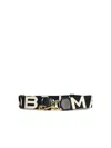 Marc Jacobs The Logo Webbing Strap Accessories In Black