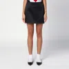 MARC JACOBS BLACK SATIN MINI SKIRT