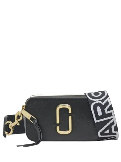 MARC JACOBS MARC JACOBS BLACK SNAPSHOT SHOULDER BAG