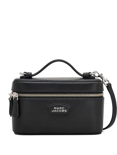 Marc Jacobs Black Split Cow Leather Polyurethane Crossbody Bag In Purple