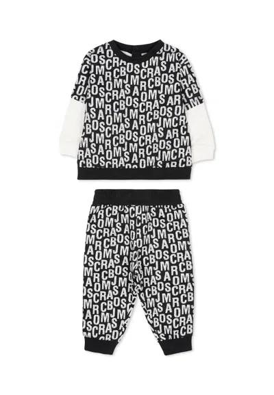 MARC JACOBS BLACK SUIT FOR BABY BOY WITH LOGO