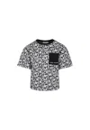 Marc Jacobs Logo Cotton Jersey T-shirt In Black