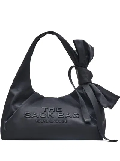 MARC JACOBS BLACK 'THE BOW NYLON SACK BAG' HANDBAG MARC JACOBS