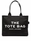Marc Jacobs The Tote Bag Canvas Shoulder Bag In Black