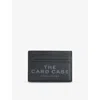 Marc Jacobs Womens Black The Card Case Leather Card Case In Black