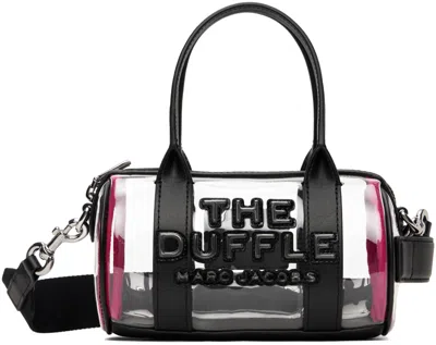 Marc Jacobs Black 'the Clear Mini' Duffle Bag In 001 Black
