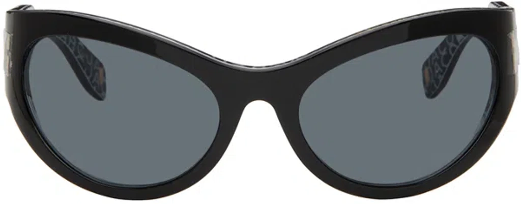 Marc Jacobs The Icon Wrap Sunglasses NEW Marc Jacobs Icon Wrapped Oval-frame Sunglasses In Szj Ivory  main image 2