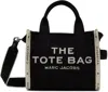 Marc Jacobs 'the Small Tote' Black Handbag With Jacquard Logo In 001 Black