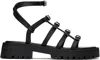 Marc Jacobs The Kiki Gladiator Sandals In 001 Black