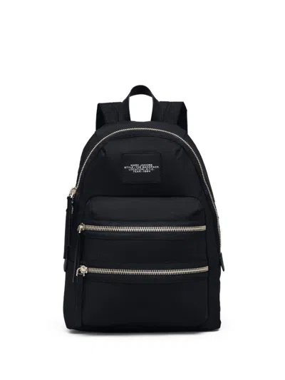 Marc Jacobs Black The Large Backpack Zipped Backpack