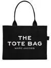 Marc Jacobs The Tote Bag Canvas Shoulder Bag In Black
