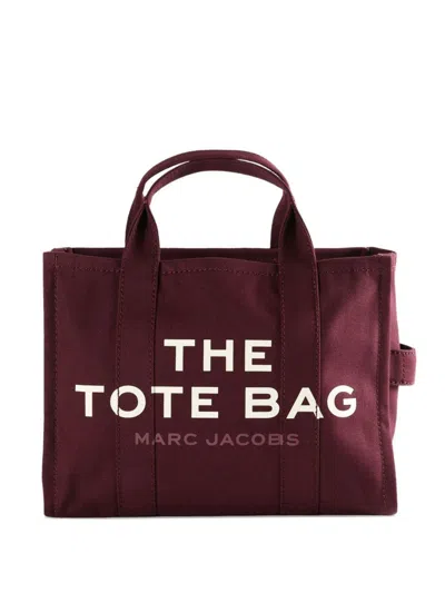 MARC JACOBS MARC JACOBS BLACK 'THE LARGE CANVAS' TOTE BAG IN COTTON