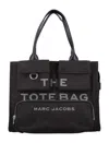 Marc Jacobs The Cargo Canvas Large Tote Bag In Black In Black