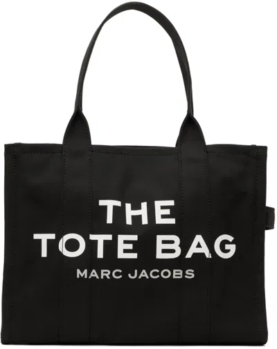 Marc Jacobs Black 'the Large' Tote In 001 Black