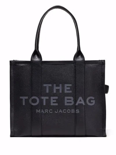 MARC JACOBS BLACK THE LARGE TOTE BAG
